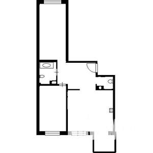 2-к квартира, вторичка, 45м2, 4/4 этаж