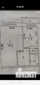 1-к квартира, вторичка, 34м2, 2/9 этаж