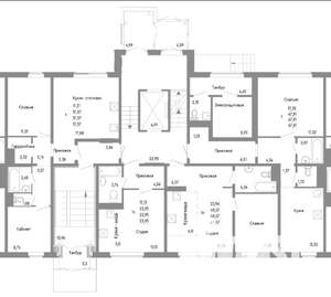 1-к квартира, строящийся дом, 48м2, 1/10 этаж