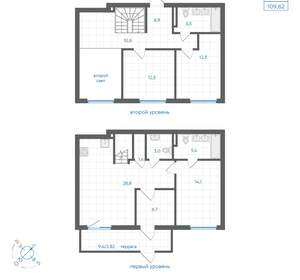 3-к квартира, вторичка, 110м2, 1/18 этаж