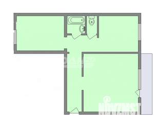 2-к квартира, вторичка, 57м2, 7/10 этаж