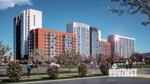1-к квартира, строящийся дом, 38м2, 3/16 этаж