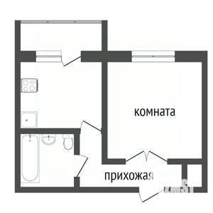 1-к квартира, вторичка, 42м2, 10/11 этаж