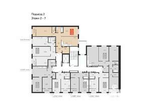 2-к квартира, вторичка, 72м2, 3/10 этаж