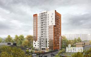 2-к квартира, строящийся дом, 58м2, 10/15 этаж