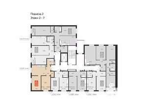 2-к квартира, вторичка, 55м2, 6/10 этаж