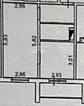 1-к квартира, вторичка, 32м2, 2/10 этаж