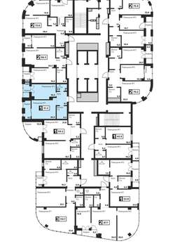 1-к квартира, вторичка, 57м2, 9/29 этаж