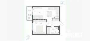 1-к квартира, вторичка, 40м2, 10/11 этаж