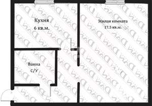 1-к квартира, вторичка, 30м2, 3/5 этаж